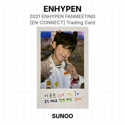ENHYPEN 2021 ENHYPEN FANMEETING [EN-CONNECT] Trading Card Official Photocard