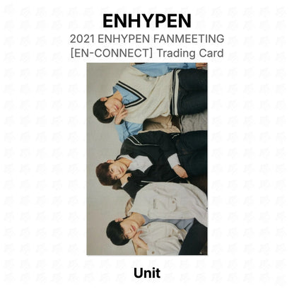 ENHYPEN 2021 ENHYPEN FANMEETING [EN-CONNECT] Trading Card Official Photocard