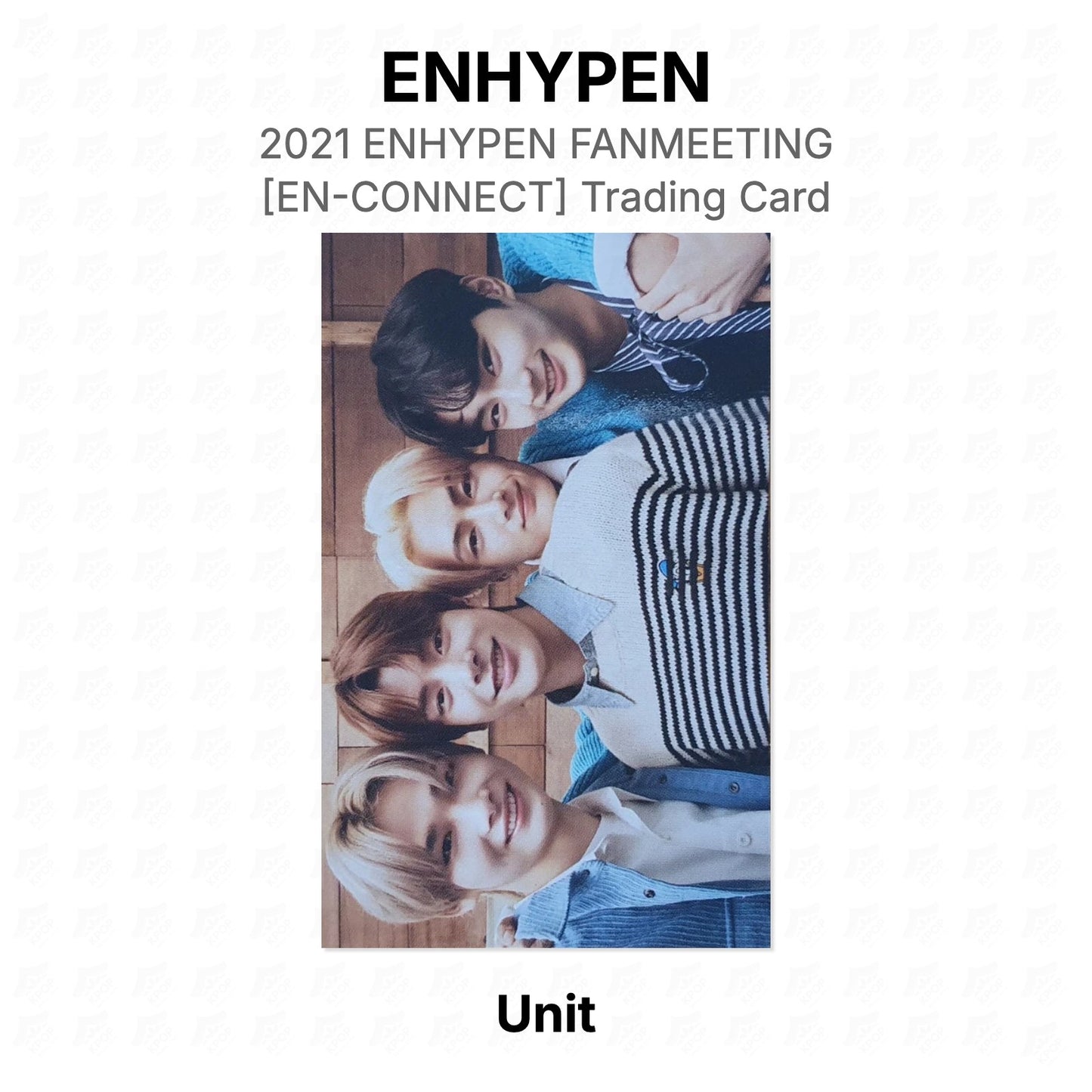ENHYPEN 2021 ENHYPEN FANMEETING [EN-CONNECT] Trading Card Official Photocard