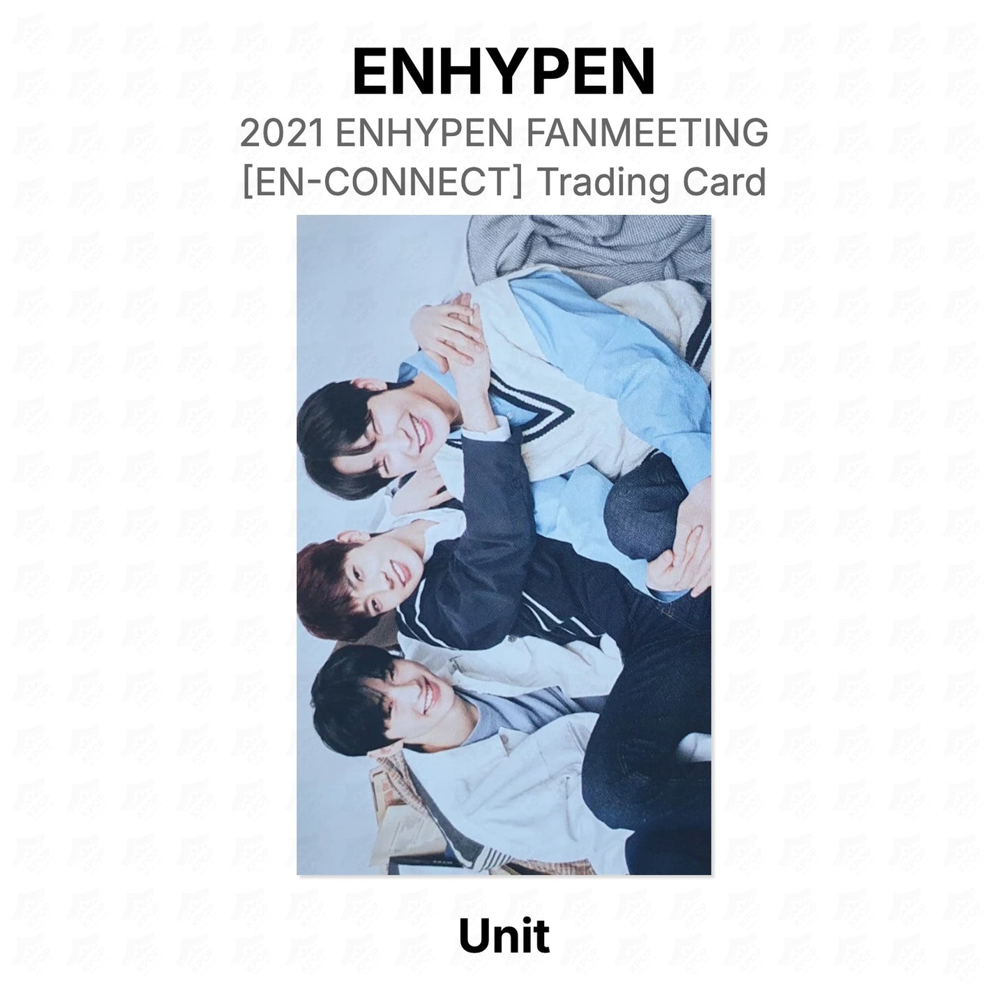 ENHYPEN 2021 ENHYPEN FANMEETING [EN-CONNECT] Trading Card Official Photocard
