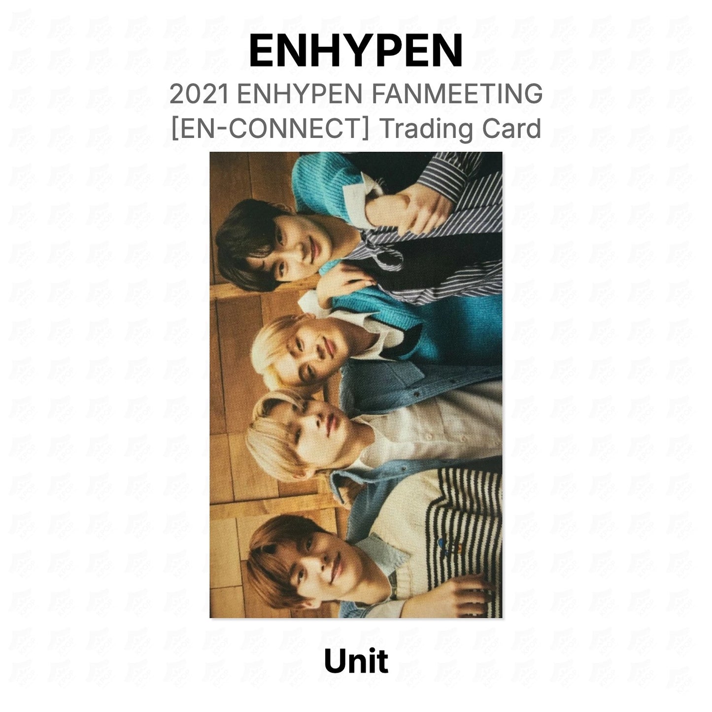 ENHYPEN 2021 ENHYPEN FANMEETING [EN-CONNECT] Trading Card Official Photocard