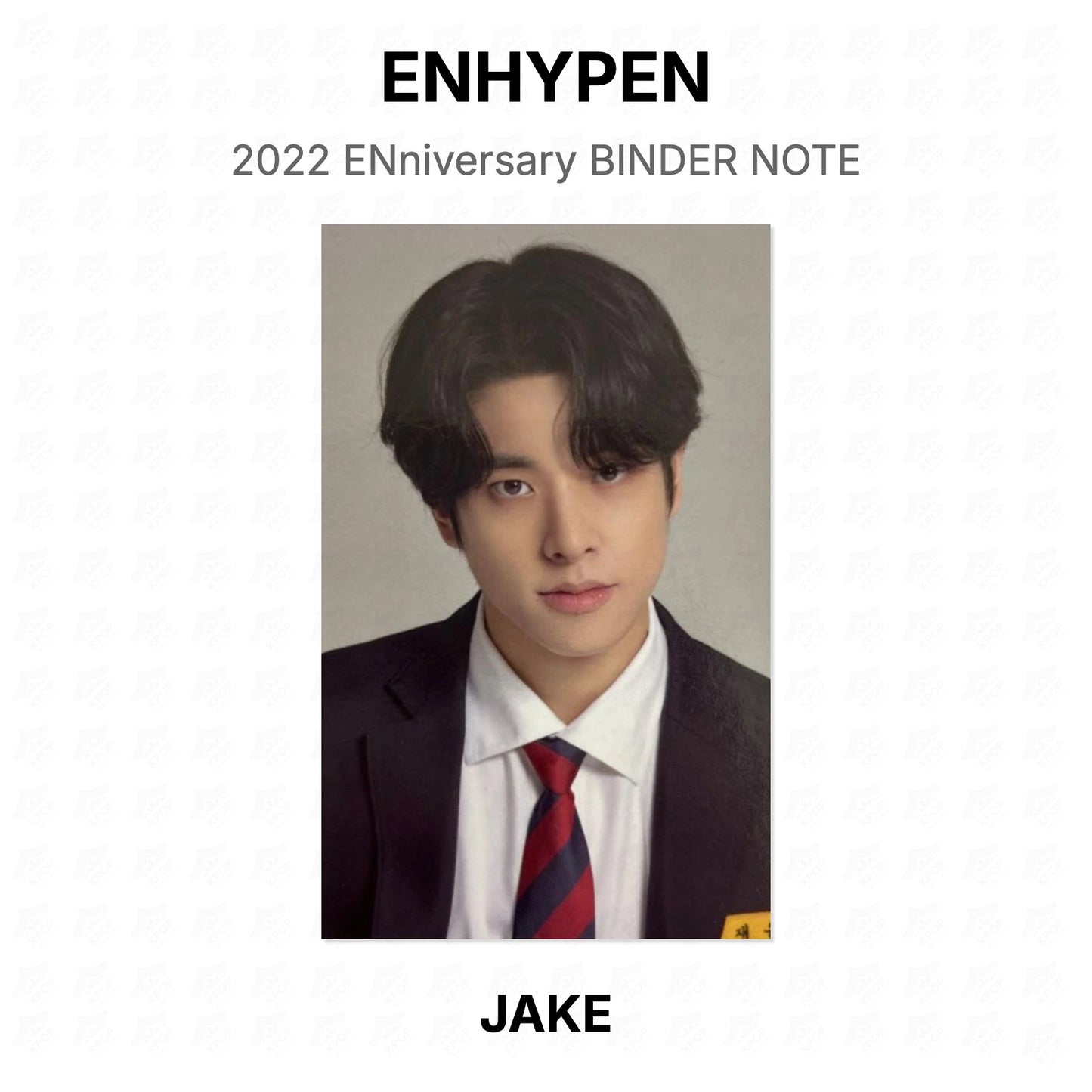 ENHYPEN 2022 ENniversary BINDER NOTE Official Photocard