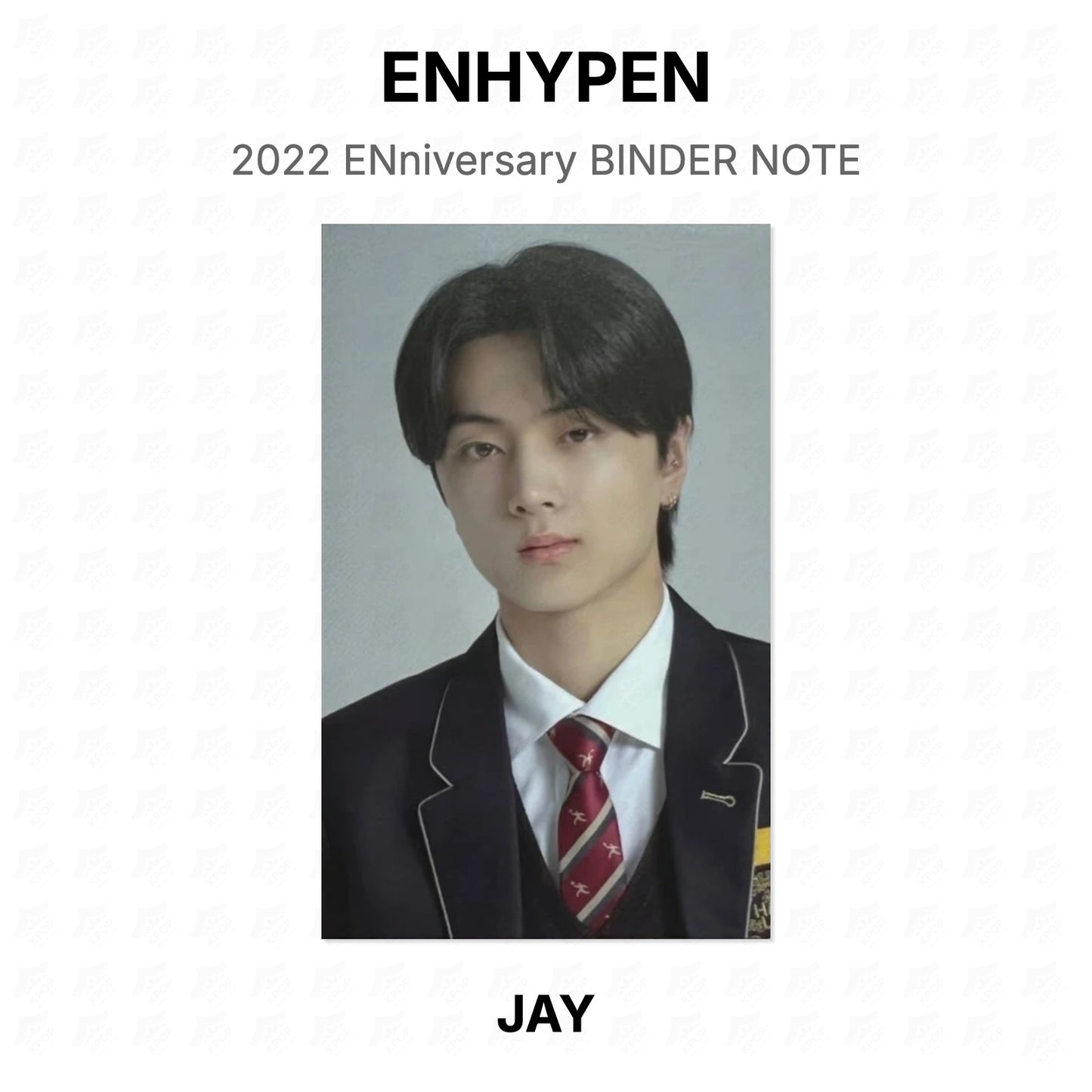 ENHYPEN 2022 ENniversary BINDER NOTE Official Photocard