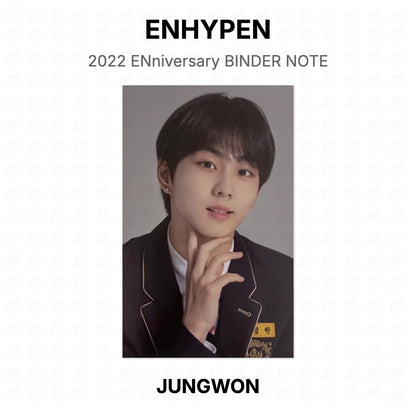 ENHYPEN 2022 ENniversary BINDER NOTE Official Photocard