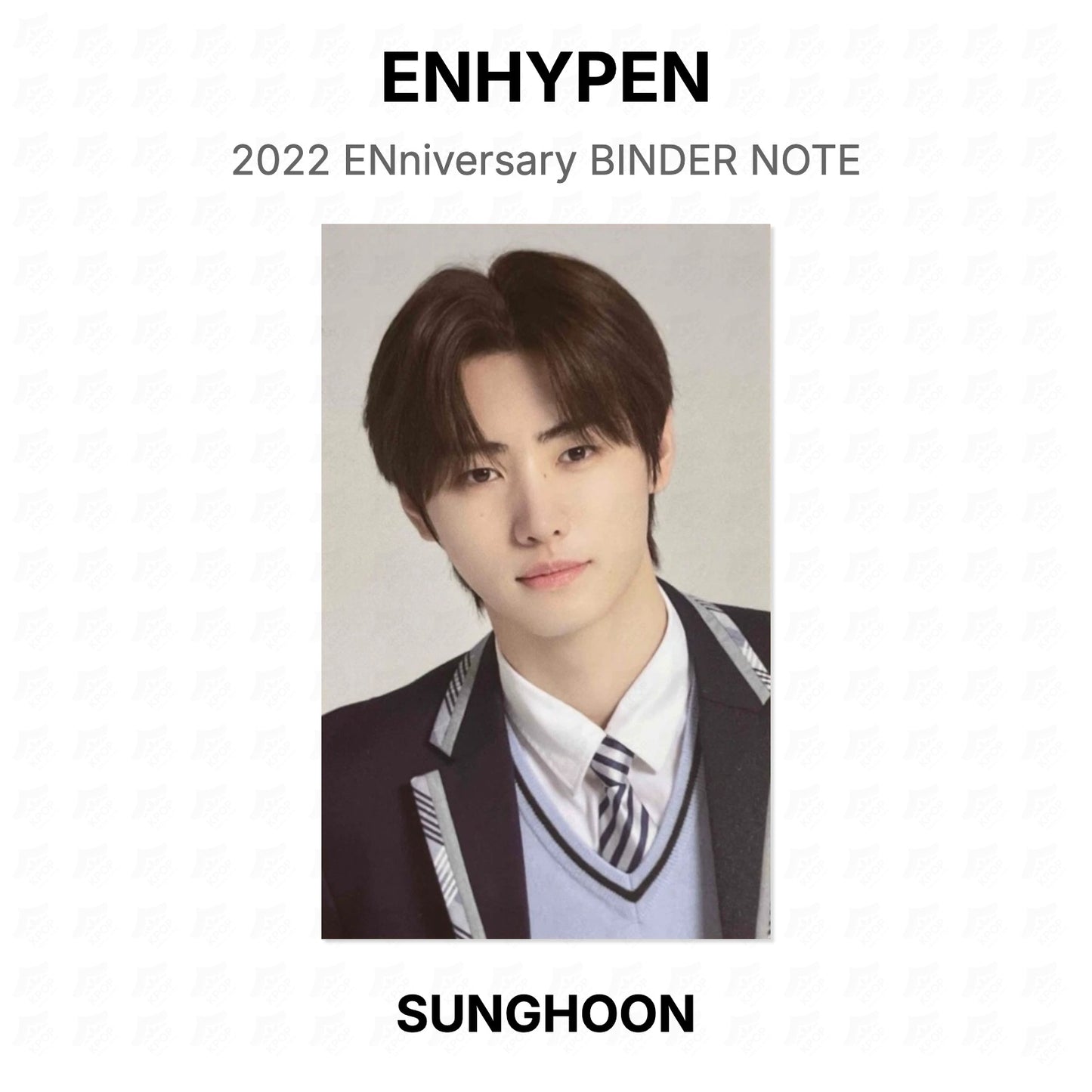 ENHYPEN 2022 ENniversary BINDER NOTE Official Photocard