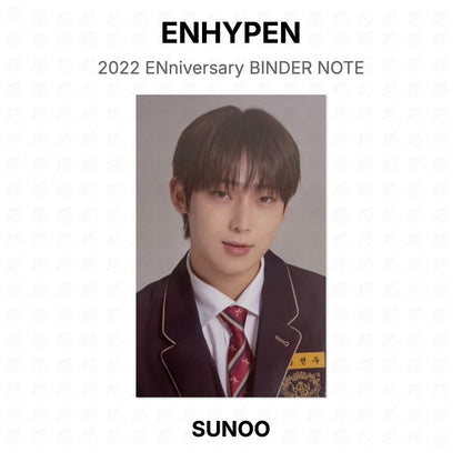 ENHYPEN 2022 ENniversary BINDER NOTE Official Photocard