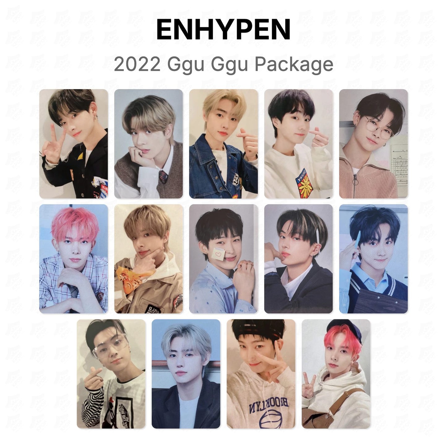 ENHYPEN 2022 Ggu Ggu Package Official Photocard
