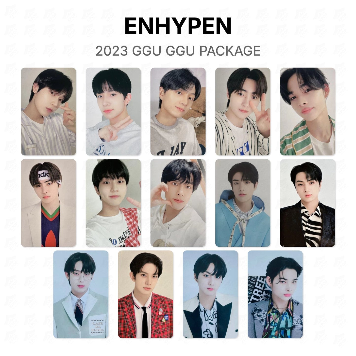 ENHYPEN 2023 GGU GGU PACKAGE Official Photocard