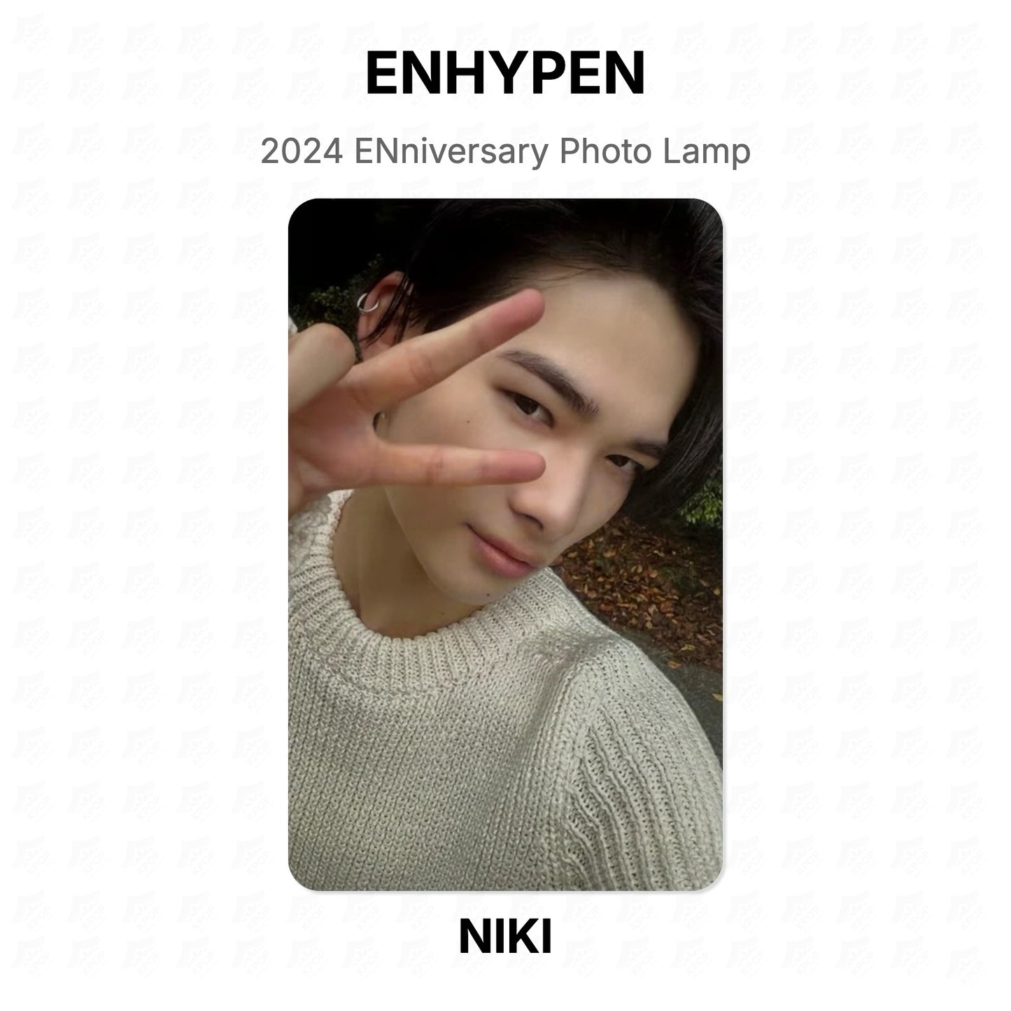ENHYPEN 2024 ENniversary Photo Lamp Official Photocard