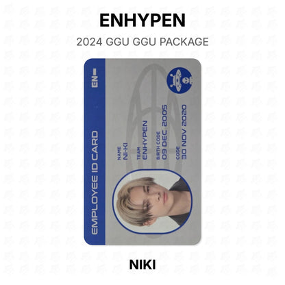 ENHYPEN 2024 GGU GGU PACKAGE Official Photocard