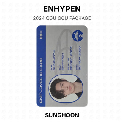 ENHYPEN 2024 GGU GGU PACKAGE Official Photocard