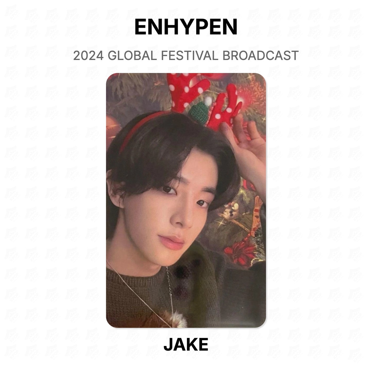 ENHYPEN 2024 GLOBAL FESTIVAL BROADCAST Official Photocard