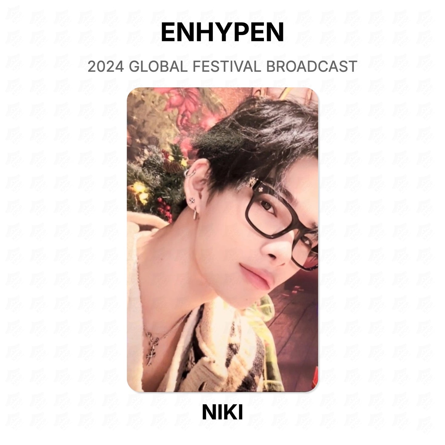 ENHYPEN 2024 GLOBAL FESTIVAL BROADCAST Official Photocard
