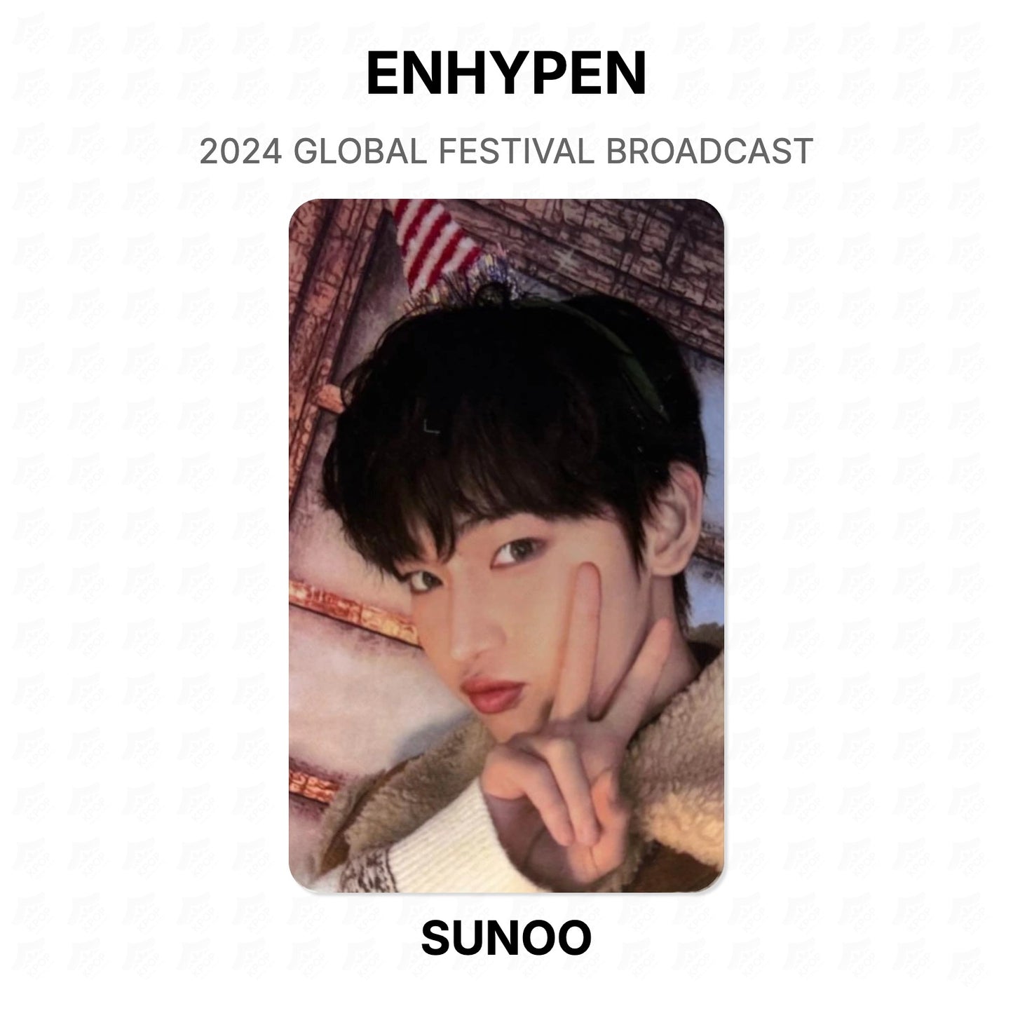 ENHYPEN 2024 GLOBAL FESTIVAL BROADCAST Official Photocard