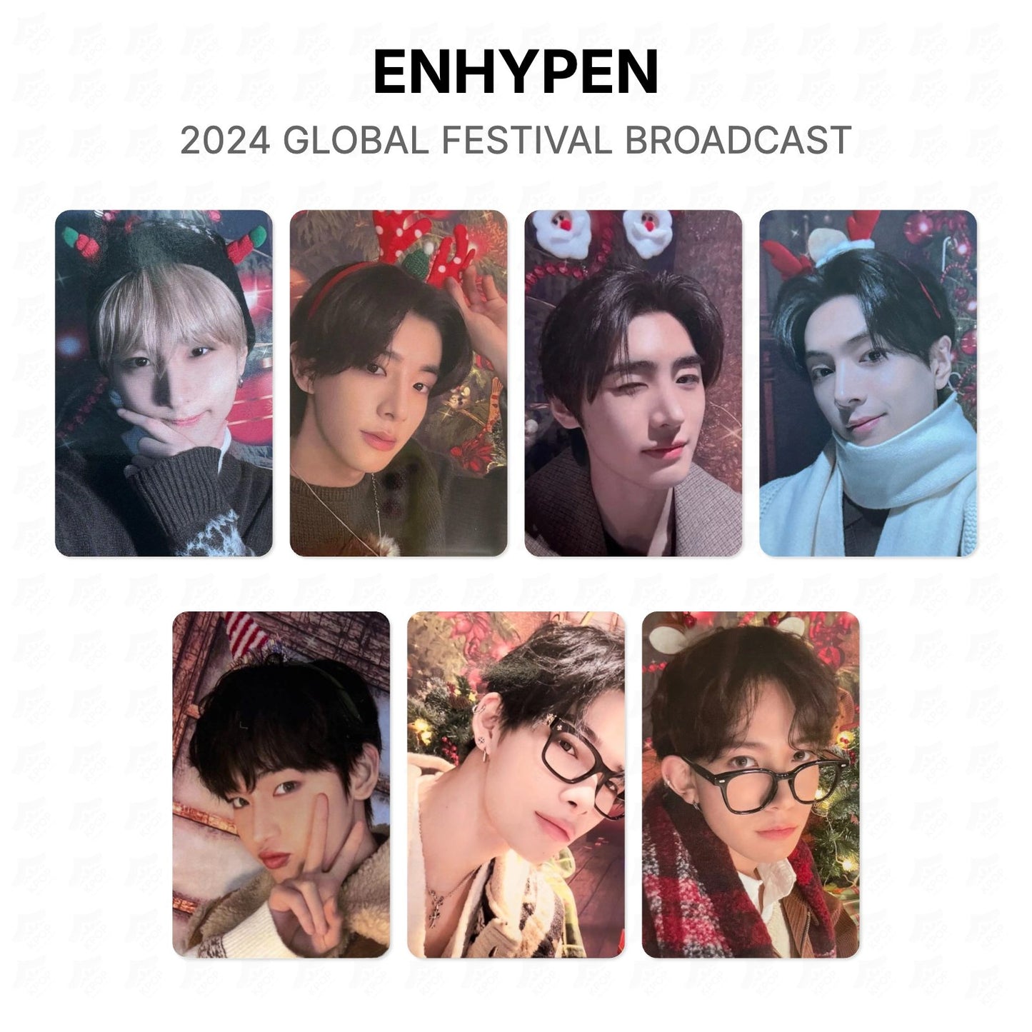 ENHYPEN 2024 GLOBAL FESTIVAL BROADCAST Official Photocard