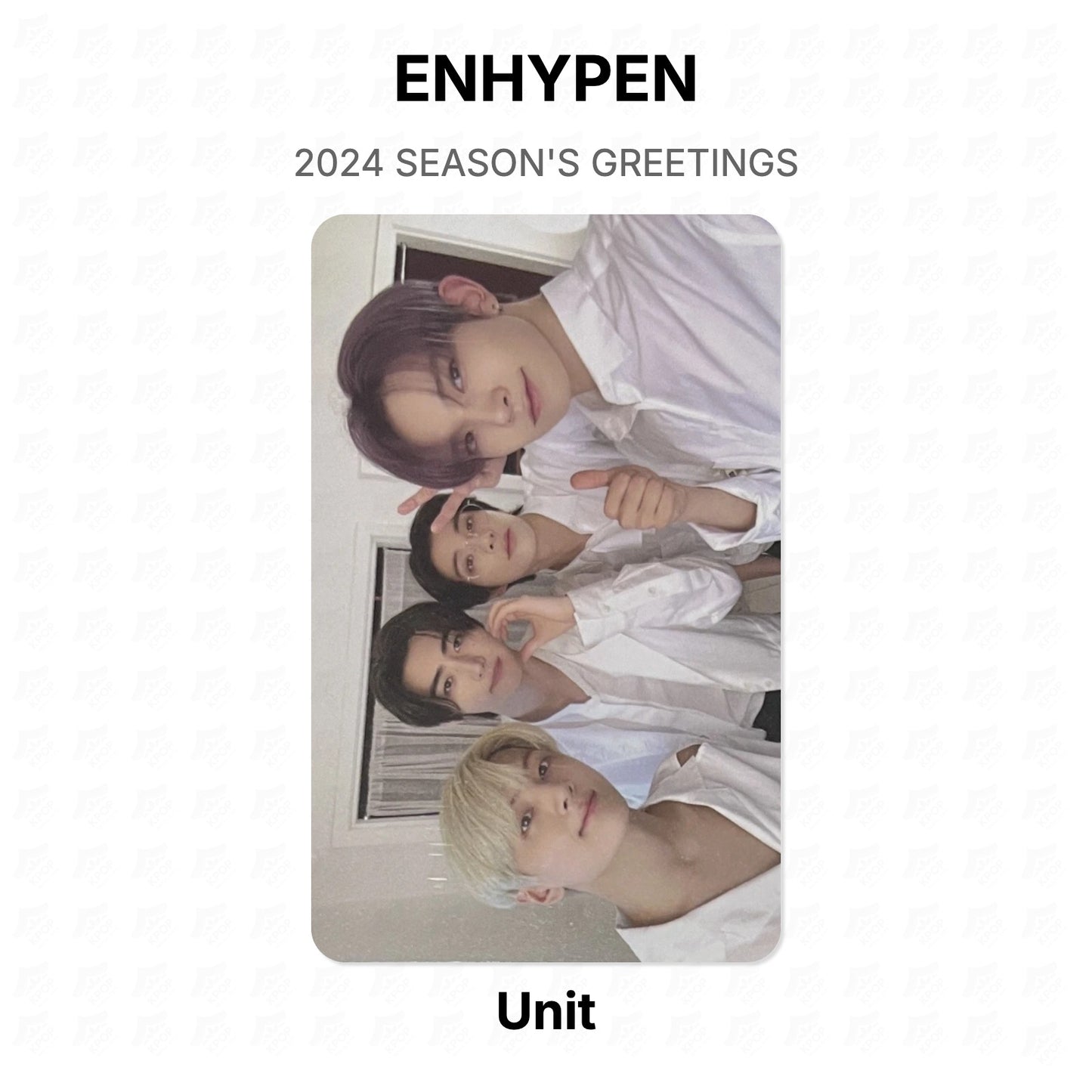 ENHYPEN 2024 SEASON'S GREETINGS Official Photocard
