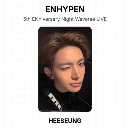 ENHYPEN 5th ENniversary Night Weverse LIVE Official Photocard