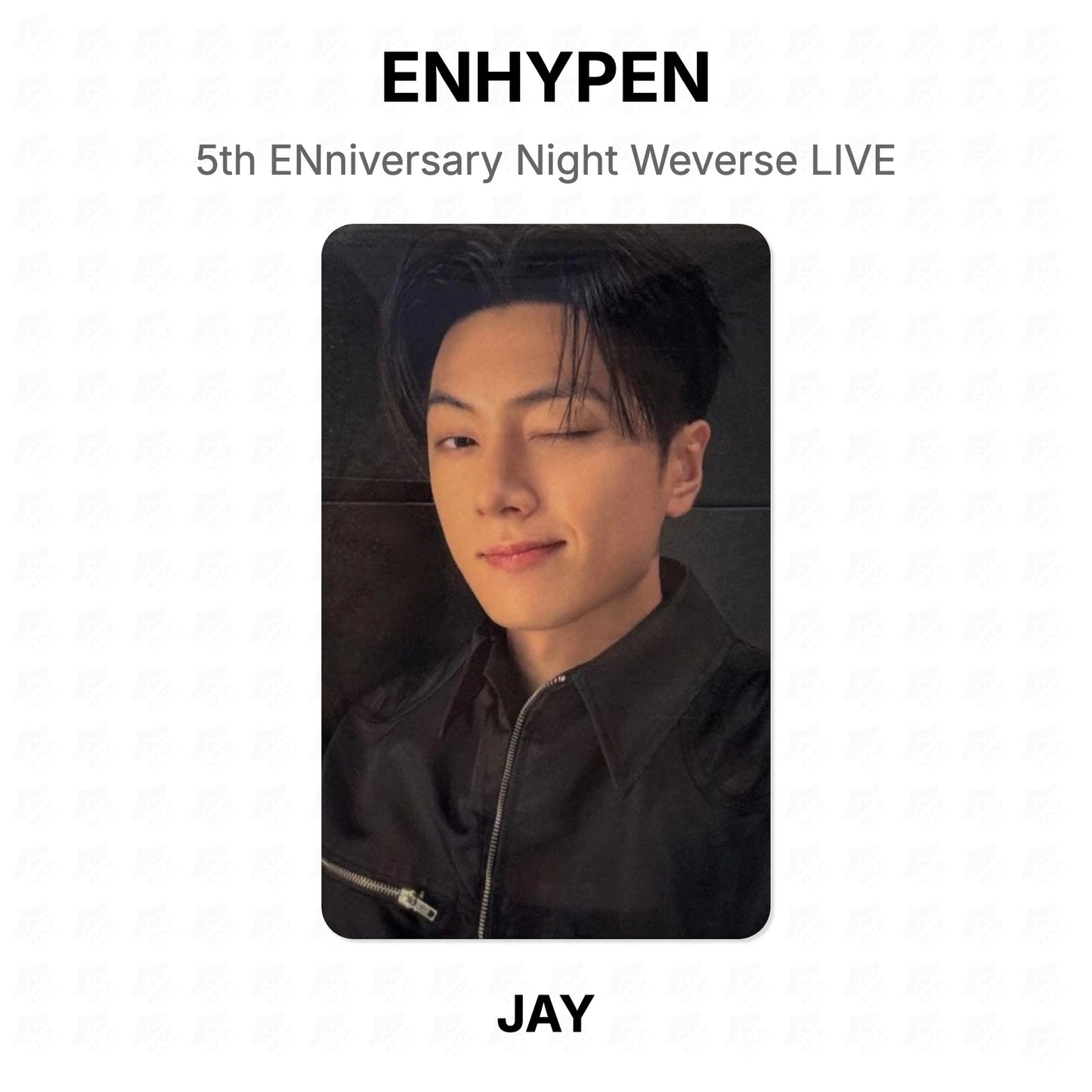 ENHYPEN 5th ENniversary Night Weverse LIVE Official Photocard