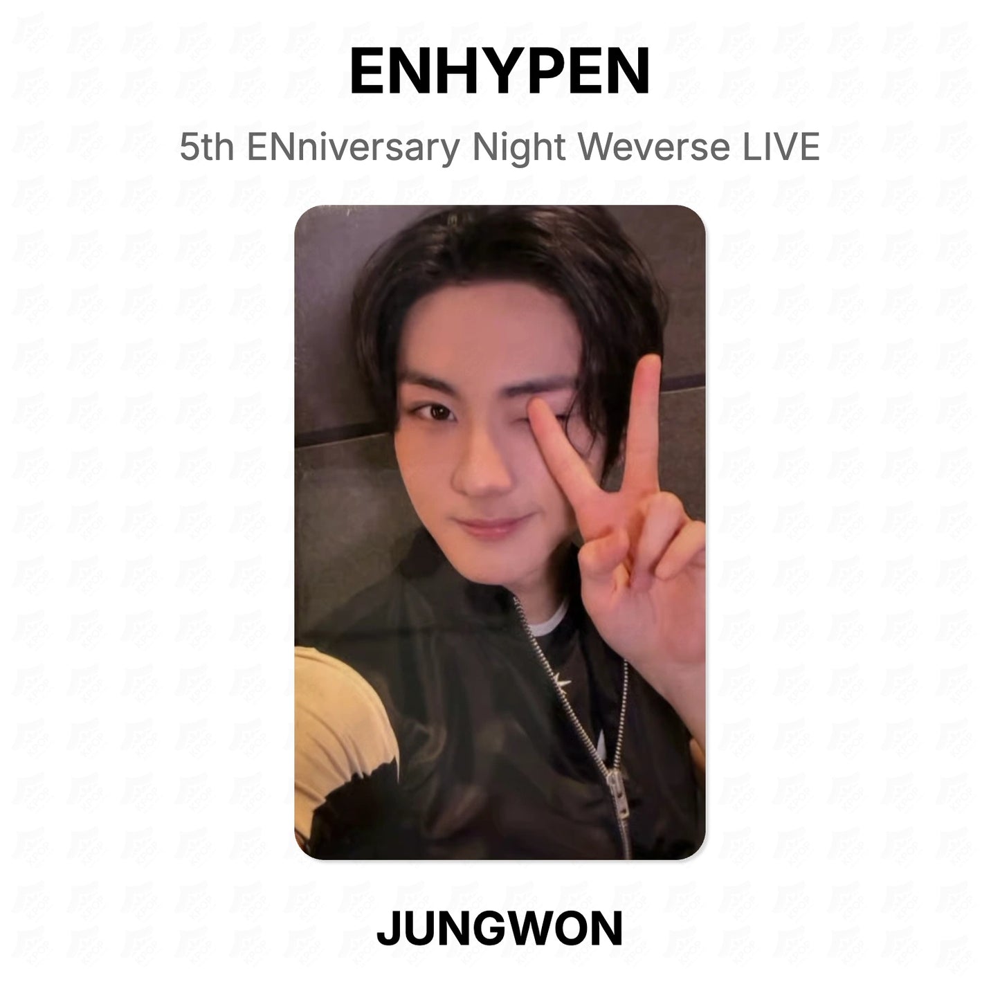 ENHYPEN 5th ENniversary Night Weverse LIVE Official Photocard