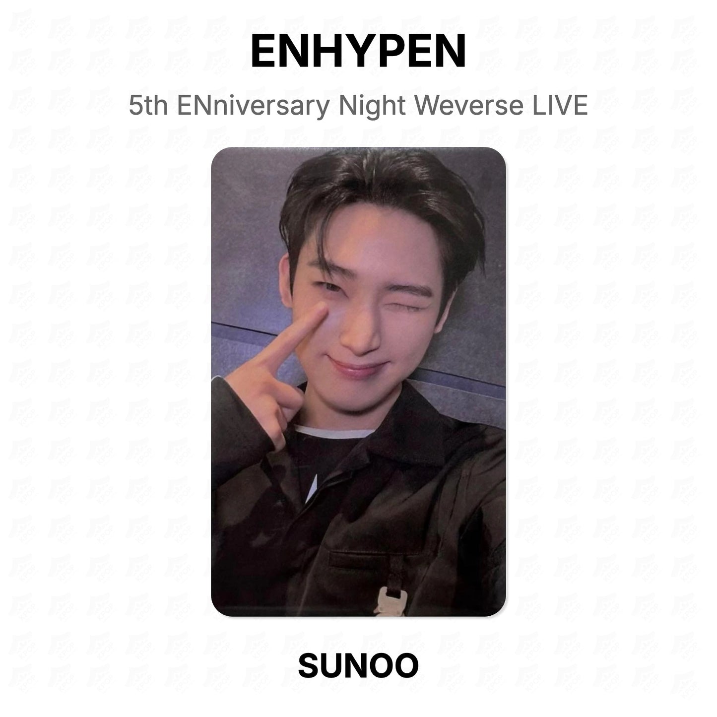 ENHYPEN 5th ENniversary Night Weverse LIVE Official Photocard