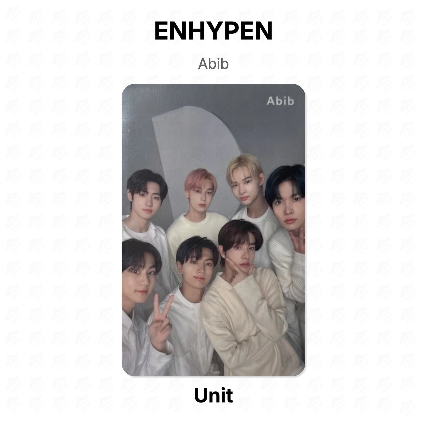 ENHYPEN Abib Official Photocard