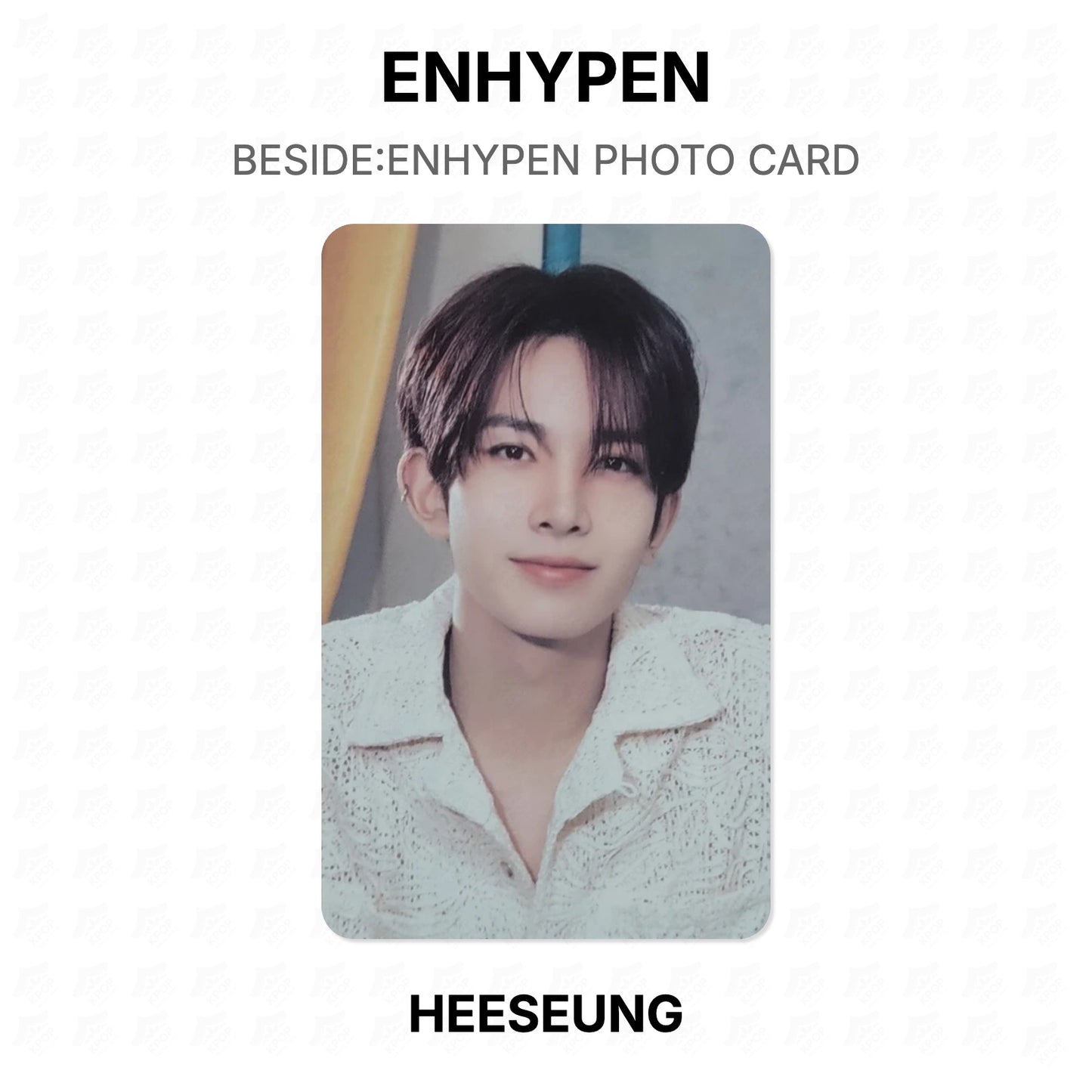 ENHYPEN BESIDE:ENHYPEN PHOTO CARD Official Photocard