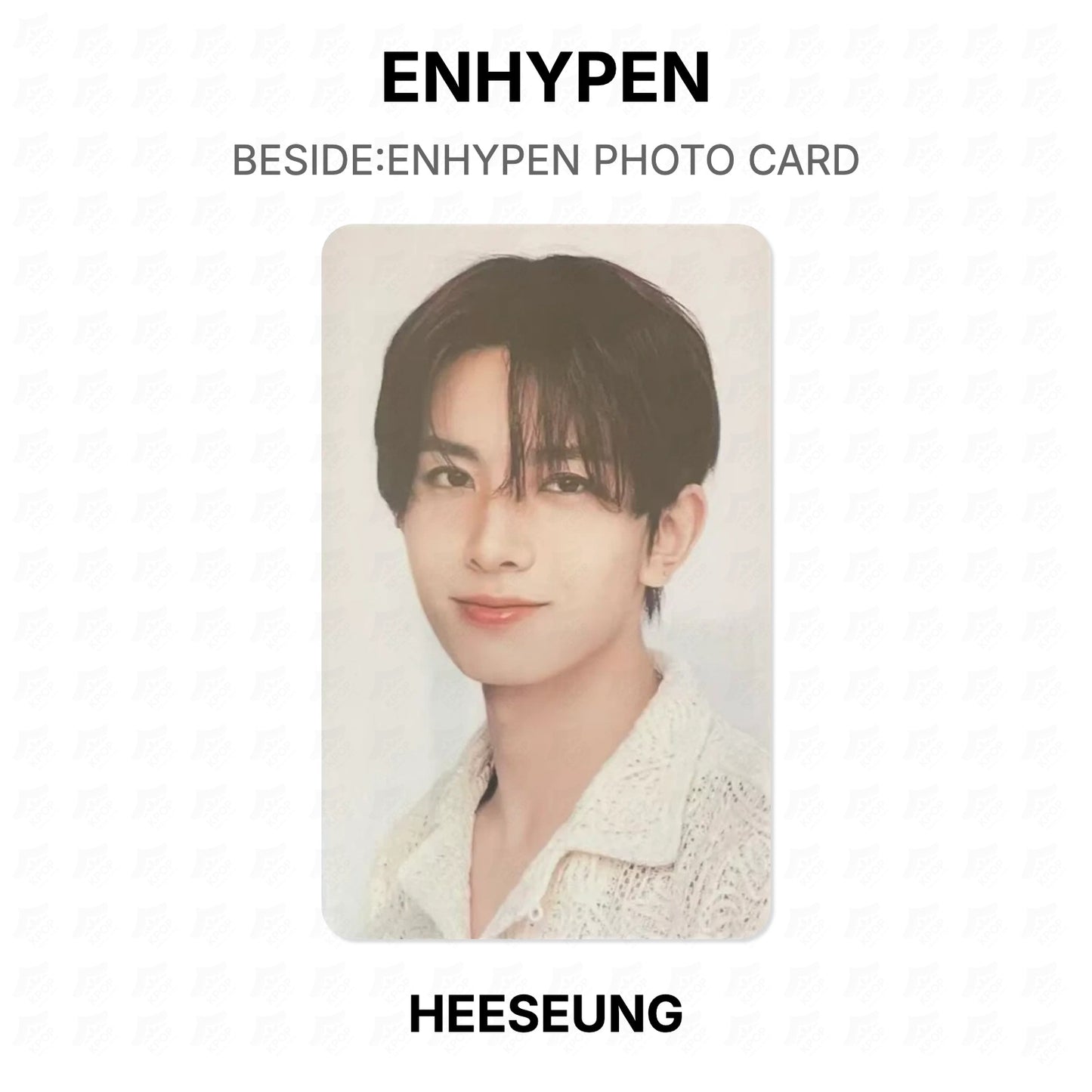 ENHYPEN BESIDE:ENHYPEN PHOTO CARD Official Photocard