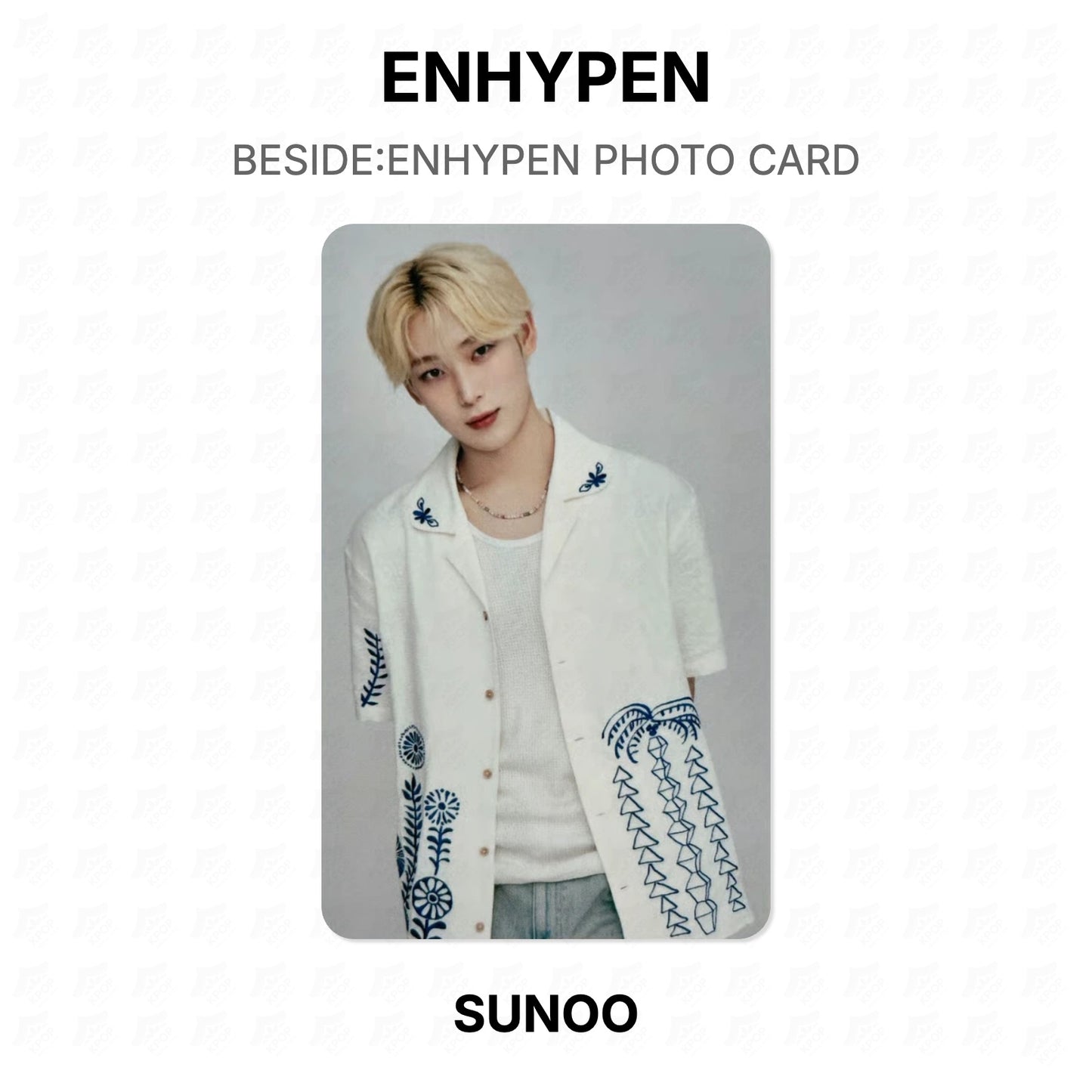ENHYPEN BESIDE:ENHYPEN PHOTO CARD Official Photocard