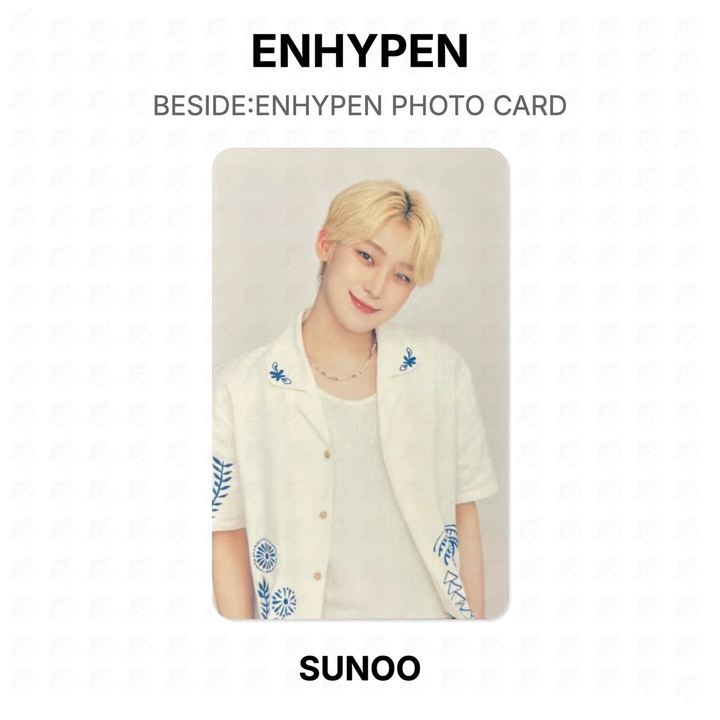 ENHYPEN BESIDE:ENHYPEN PHOTO CARD Official Photocard