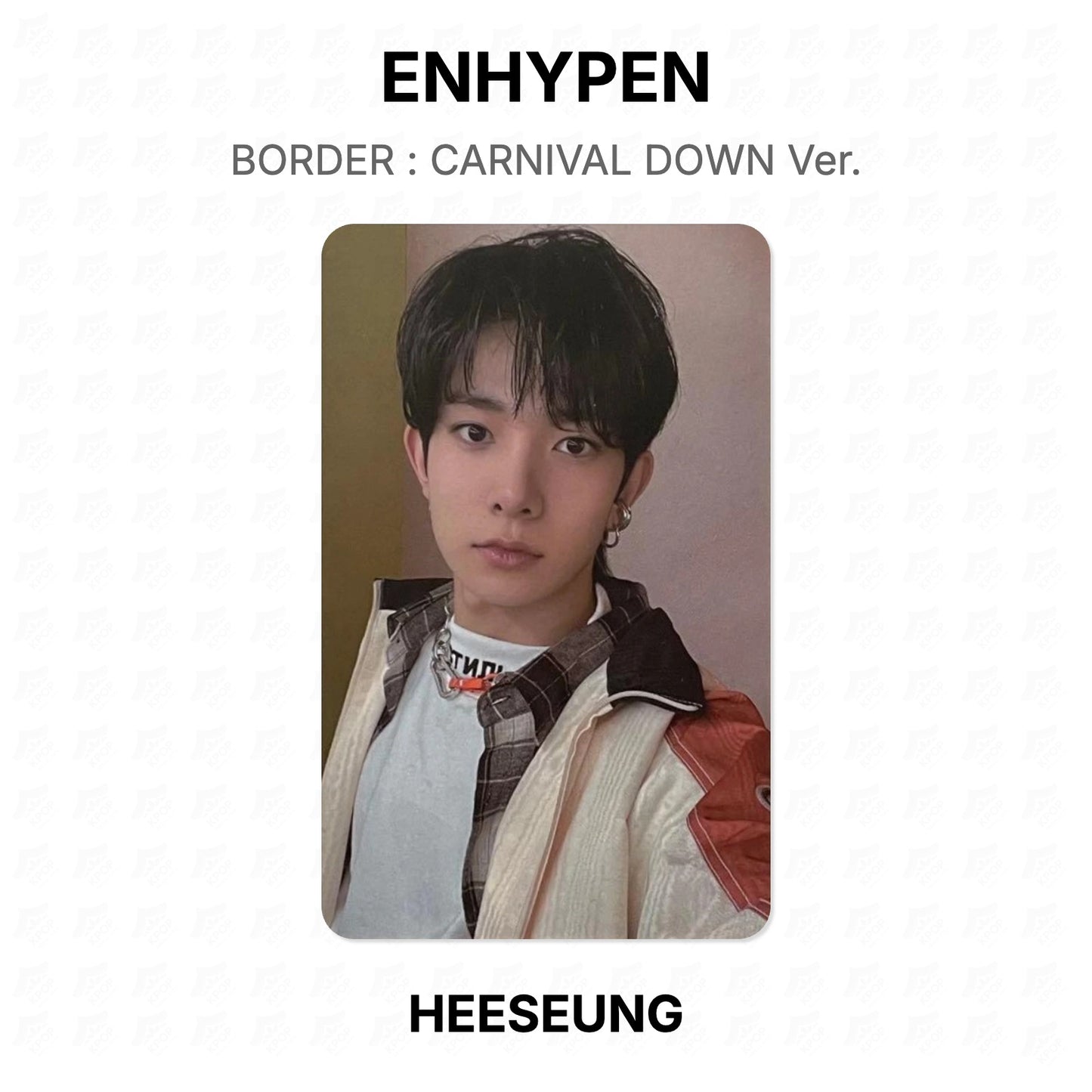 ENHYPEN BORDER : CARNIVAL DOWN Ver. Official Photocard