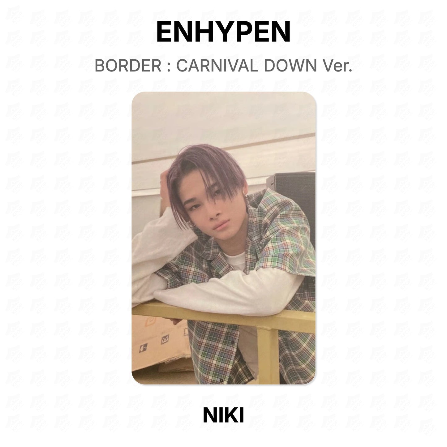 ENHYPEN BORDER : CARNIVAL DOWN Ver. Official Photocard