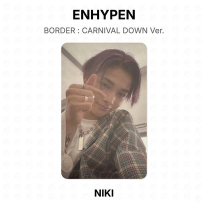 ENHYPEN BORDER : CARNIVAL DOWN Ver. Official Photocard