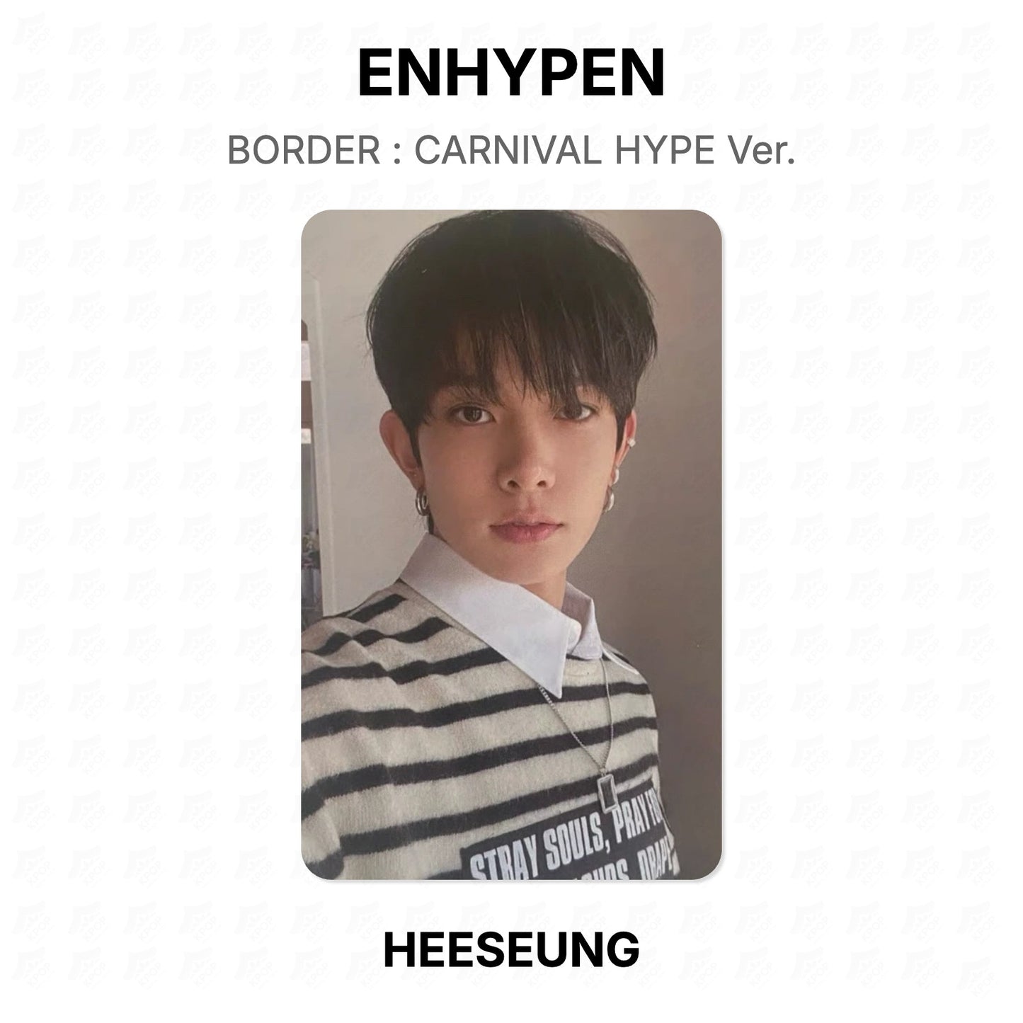 ENHYPEN BORDER : CARNIVAL HYPE Ver. Official Photocard