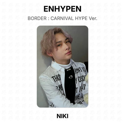 ENHYPEN BORDER : CARNIVAL HYPE Ver. Official Photocard