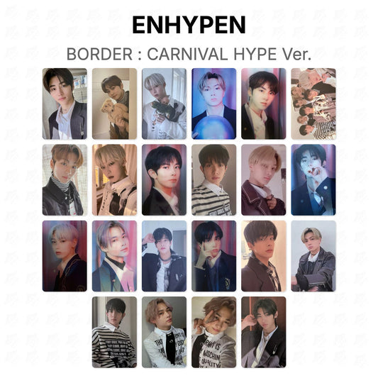 ENHYPEN BORDER : CARNIVAL HYPE Ver. Official Photocard
