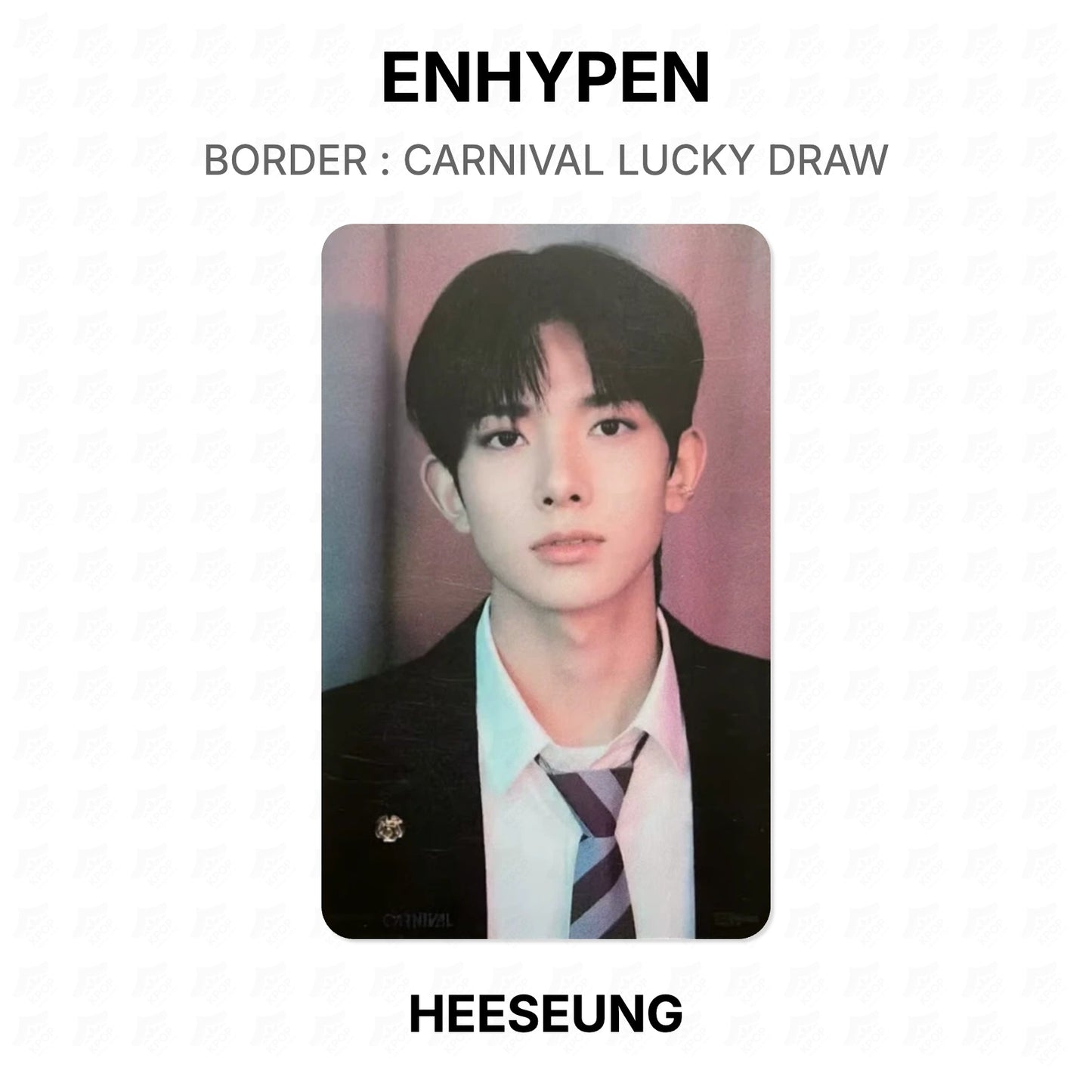 ENHYPEN BORDER : CARNIVAL LUCKY DRAW Official Photocard