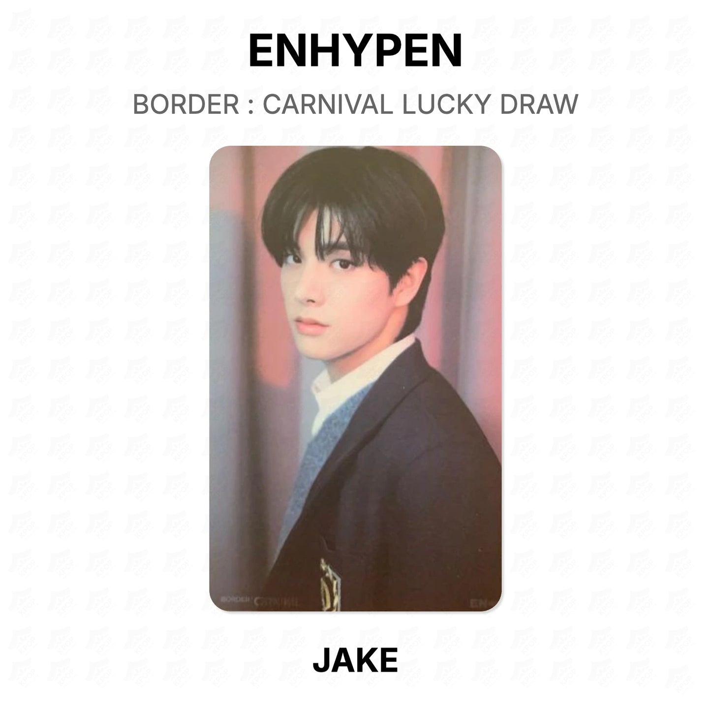 ENHYPEN BORDER : CARNIVAL LUCKY DRAW Official Photocard