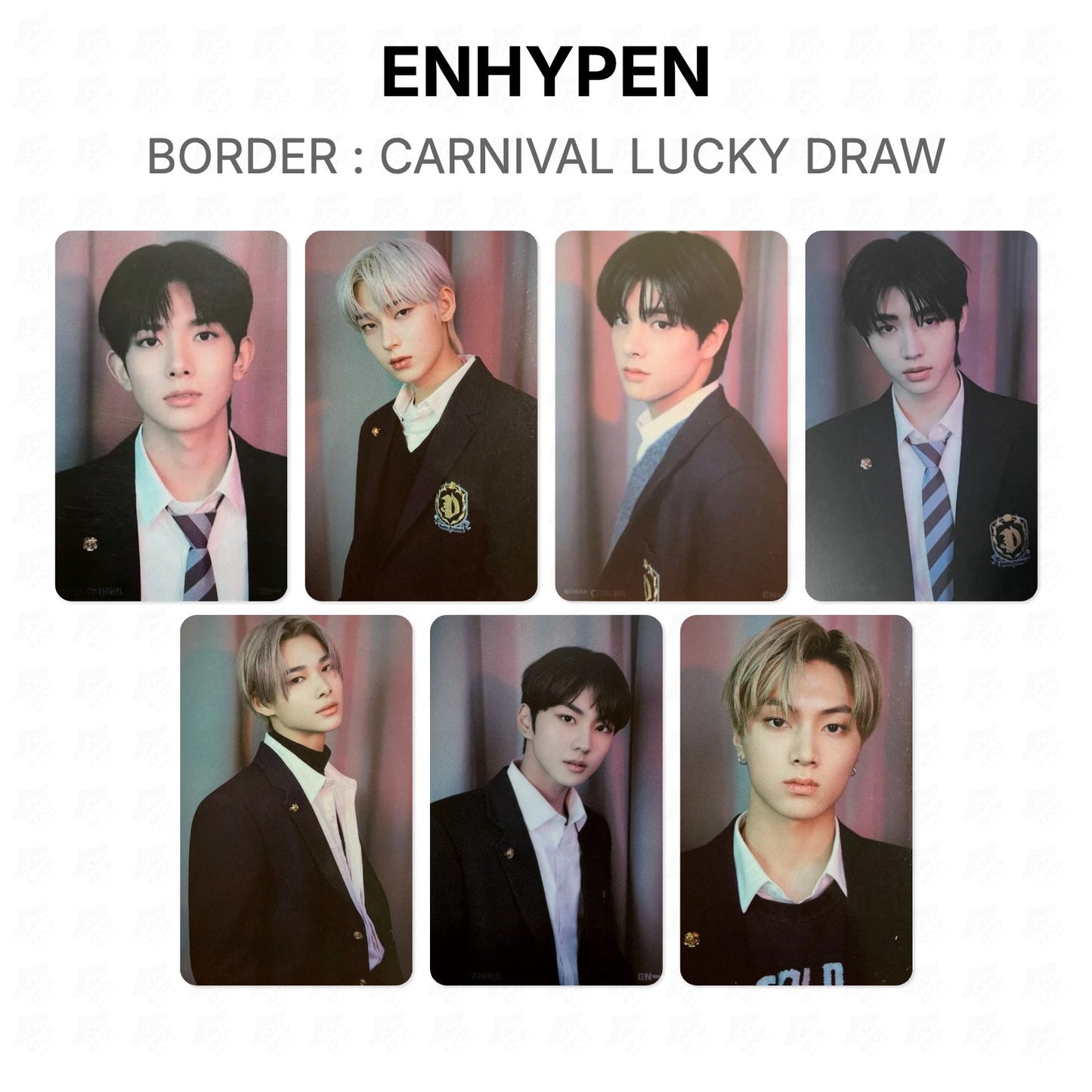 ENHYPEN BORDER : CARNIVAL LUCKY DRAW Official Photocard