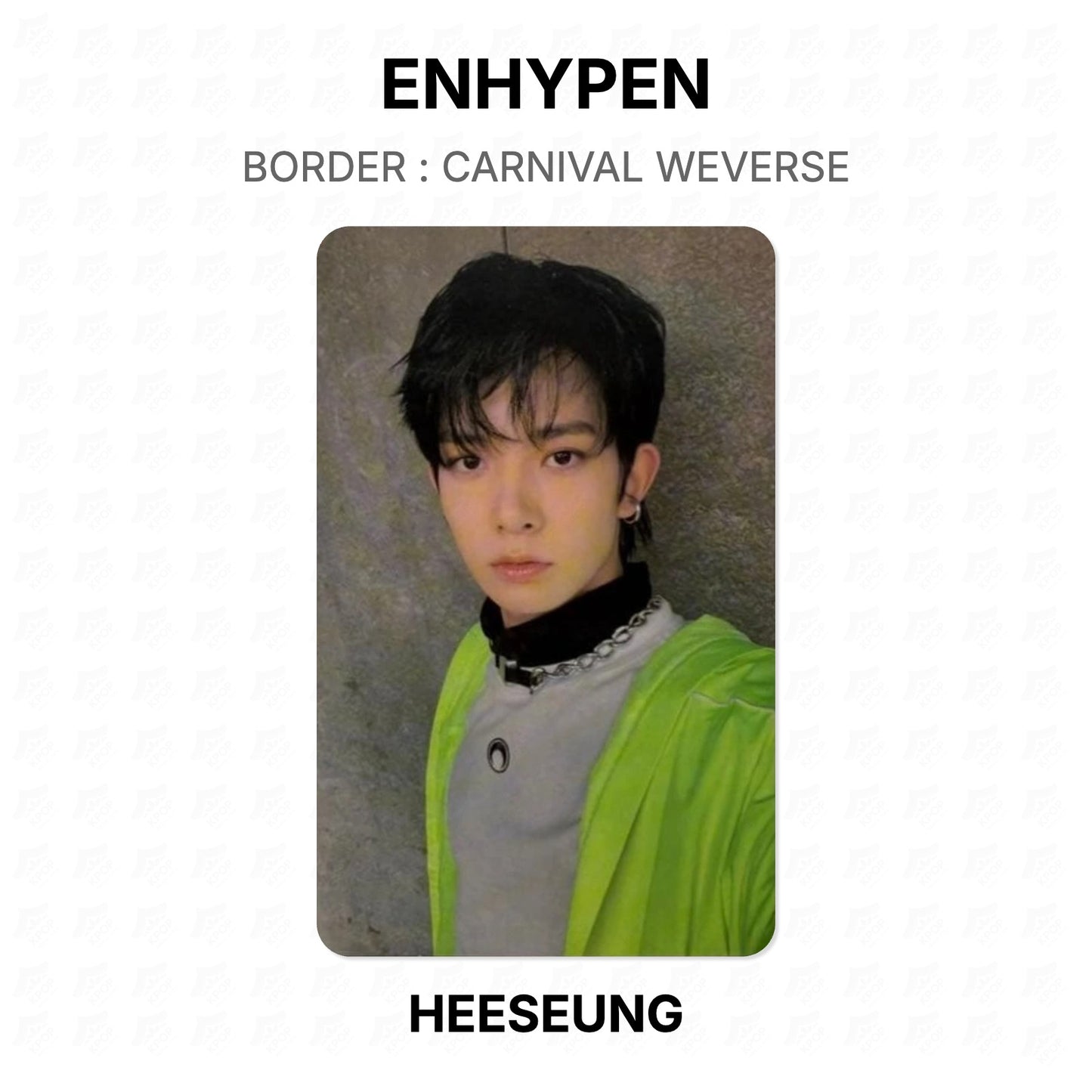 ENHYPEN BORDER : CARNIVAL WEVERSE Official Photocard