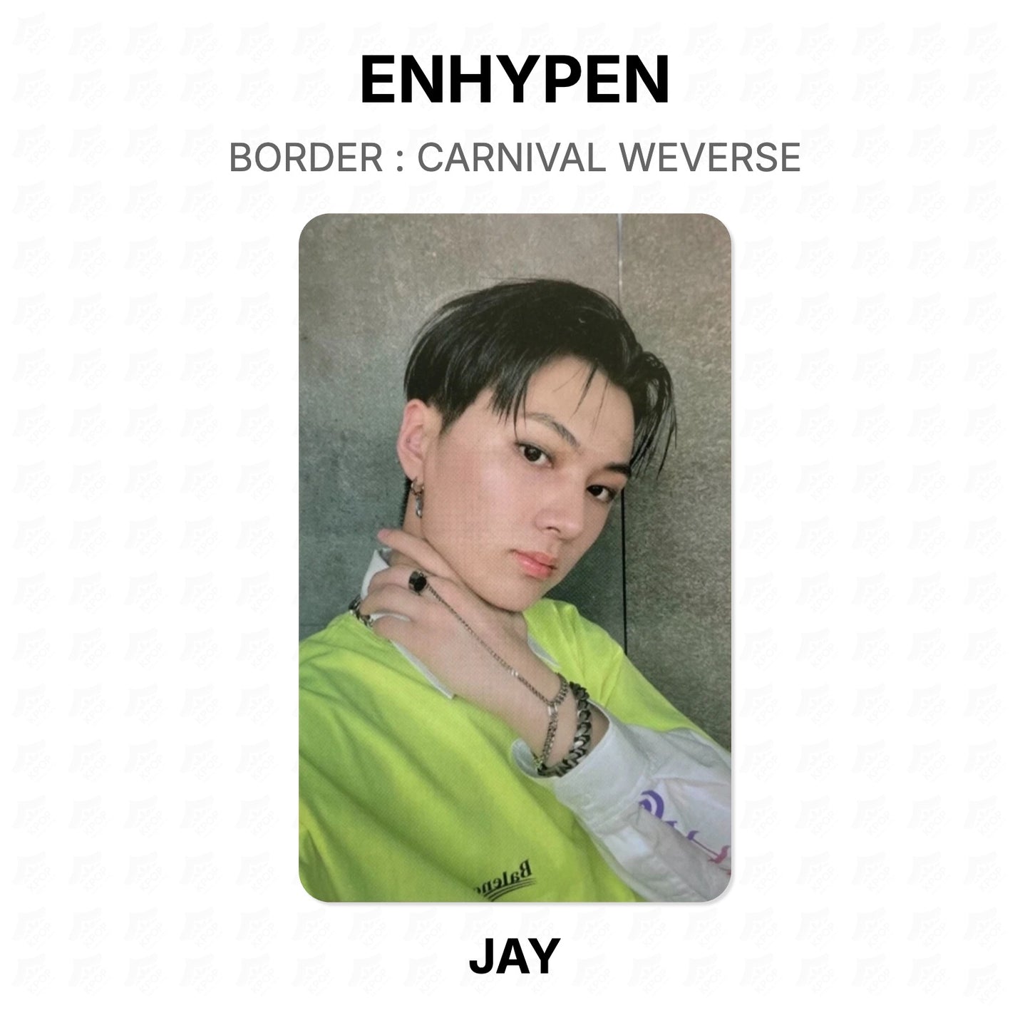 ENHYPEN BORDER : CARNIVAL WEVERSE Official Photocard