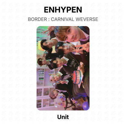 ENHYPEN BORDER : CARNIVAL WEVERSE Official Photocard