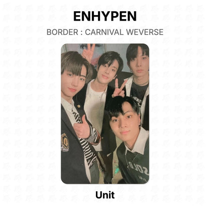 ENHYPEN BORDER : CARNIVAL WEVERSE Official Photocard