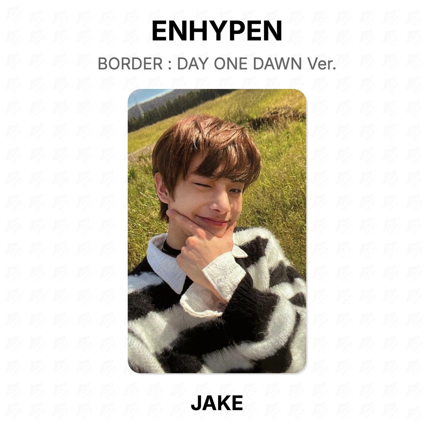 ENHYPEN BORDER : DAY ONE DAWN Ver. Official Photocard