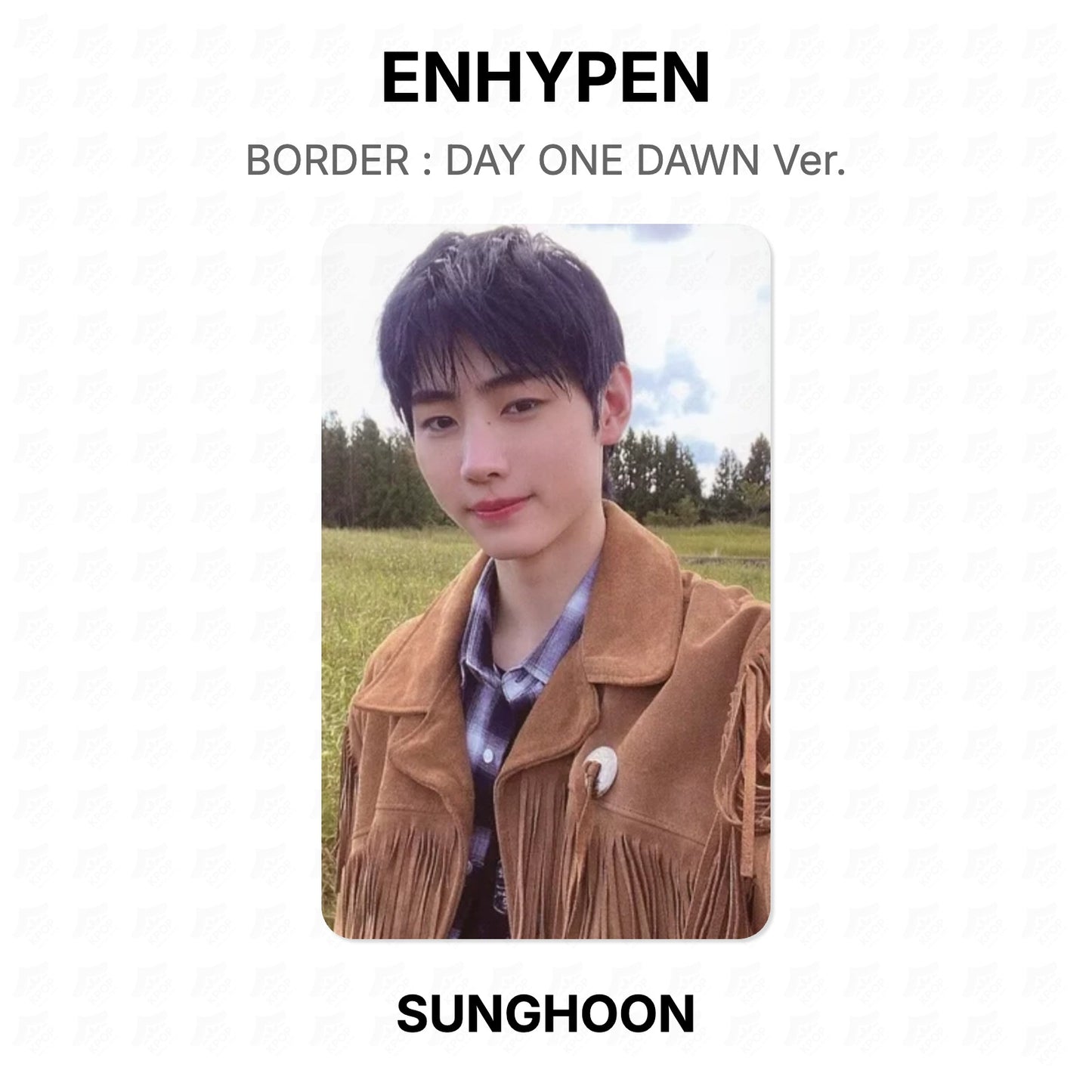 ENHYPEN BORDER : DAY ONE DAWN Ver. Official Photocard