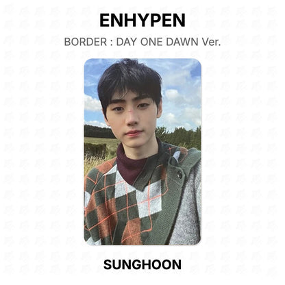 ENHYPEN BORDER : DAY ONE DAWN Ver. Official Photocard
