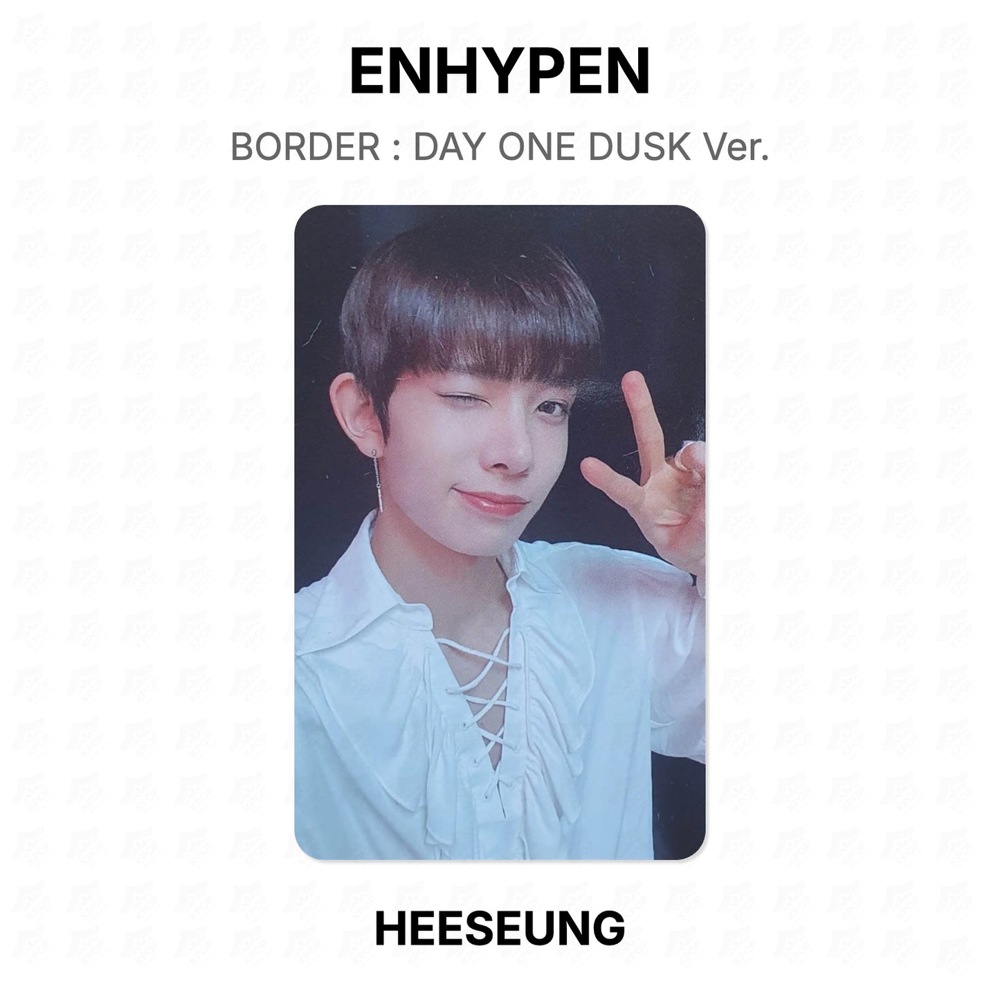 ENHYPEN BORDER : DAY ONE DUSK Ver. Official Photocard