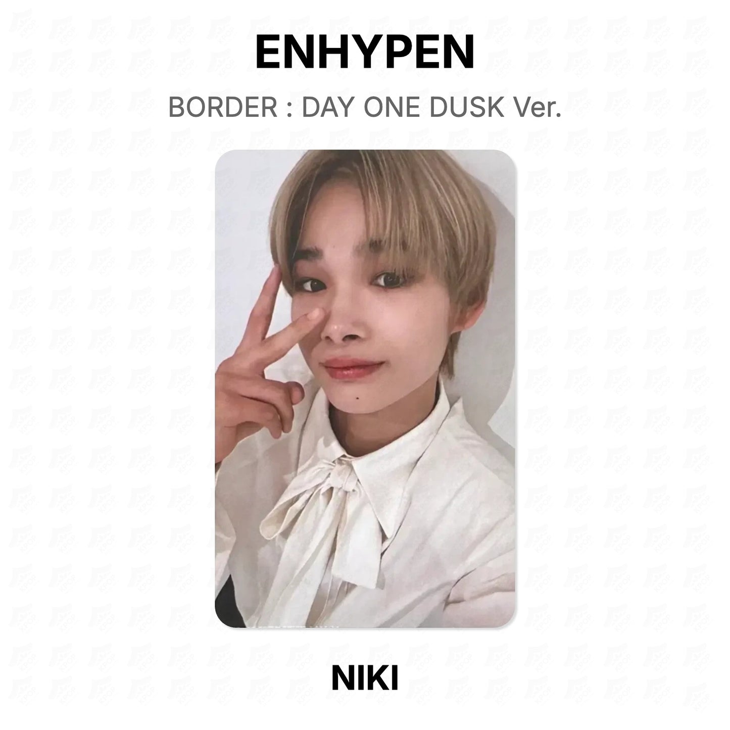 ENHYPEN BORDER : DAY ONE DUSK Ver. Official Photocard