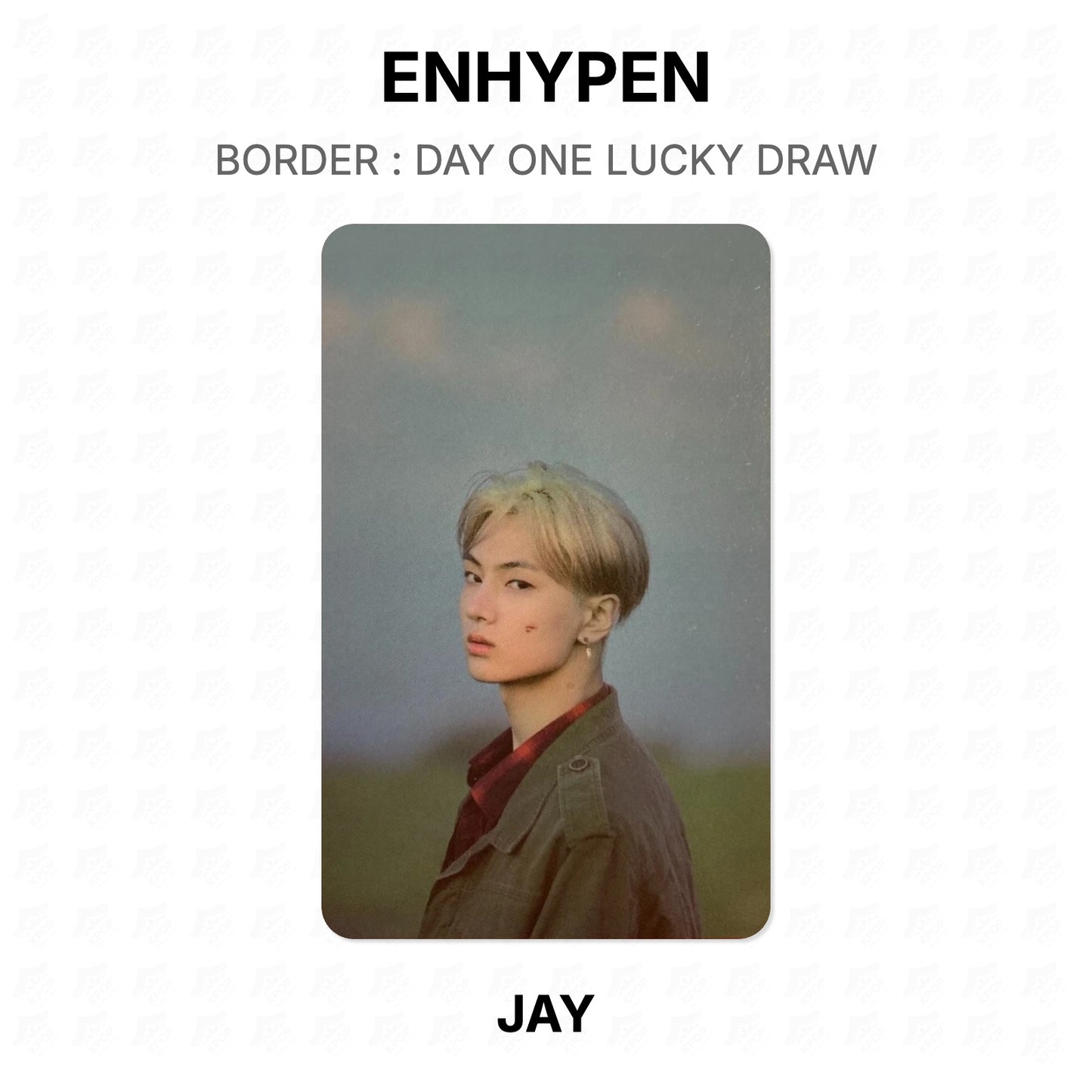 ENHYPEN BORDER : DAY ONE LUCKY DRAW Official Photocard