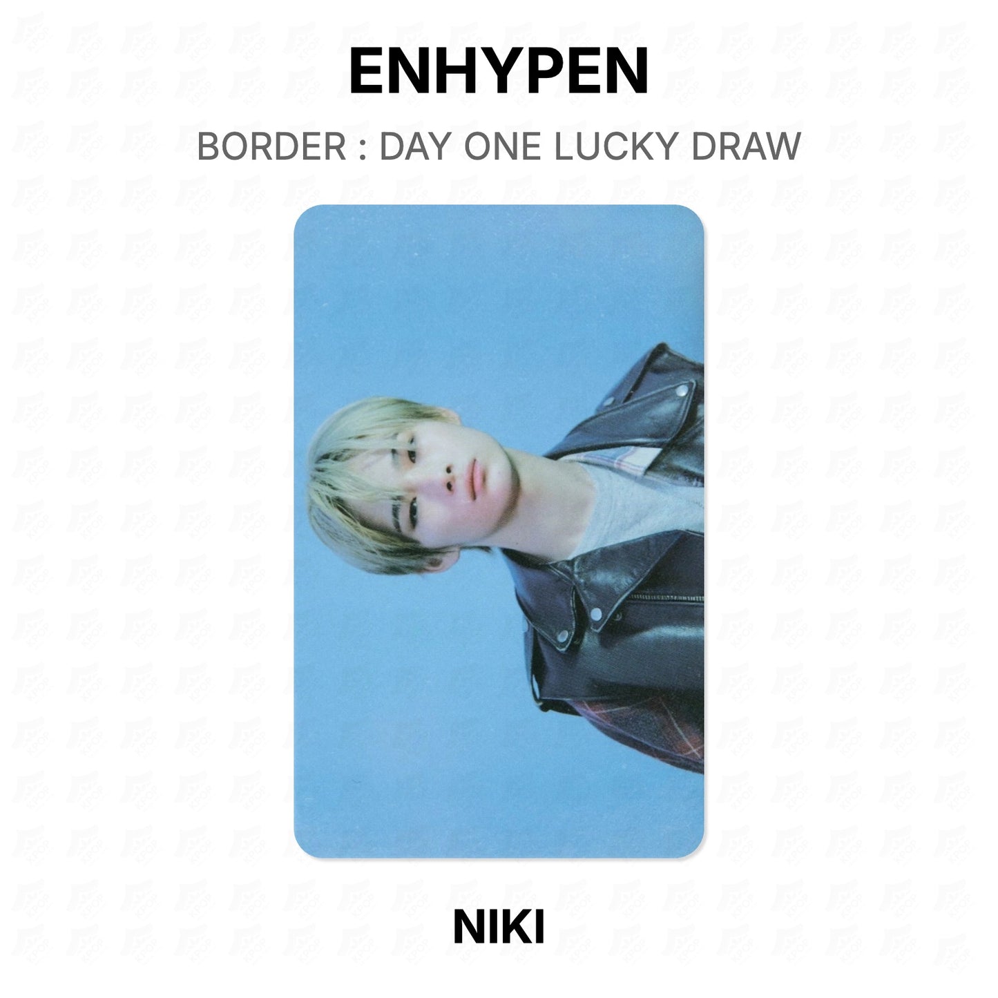 ENHYPEN BORDER : DAY ONE LUCKY DRAW Official Photocard