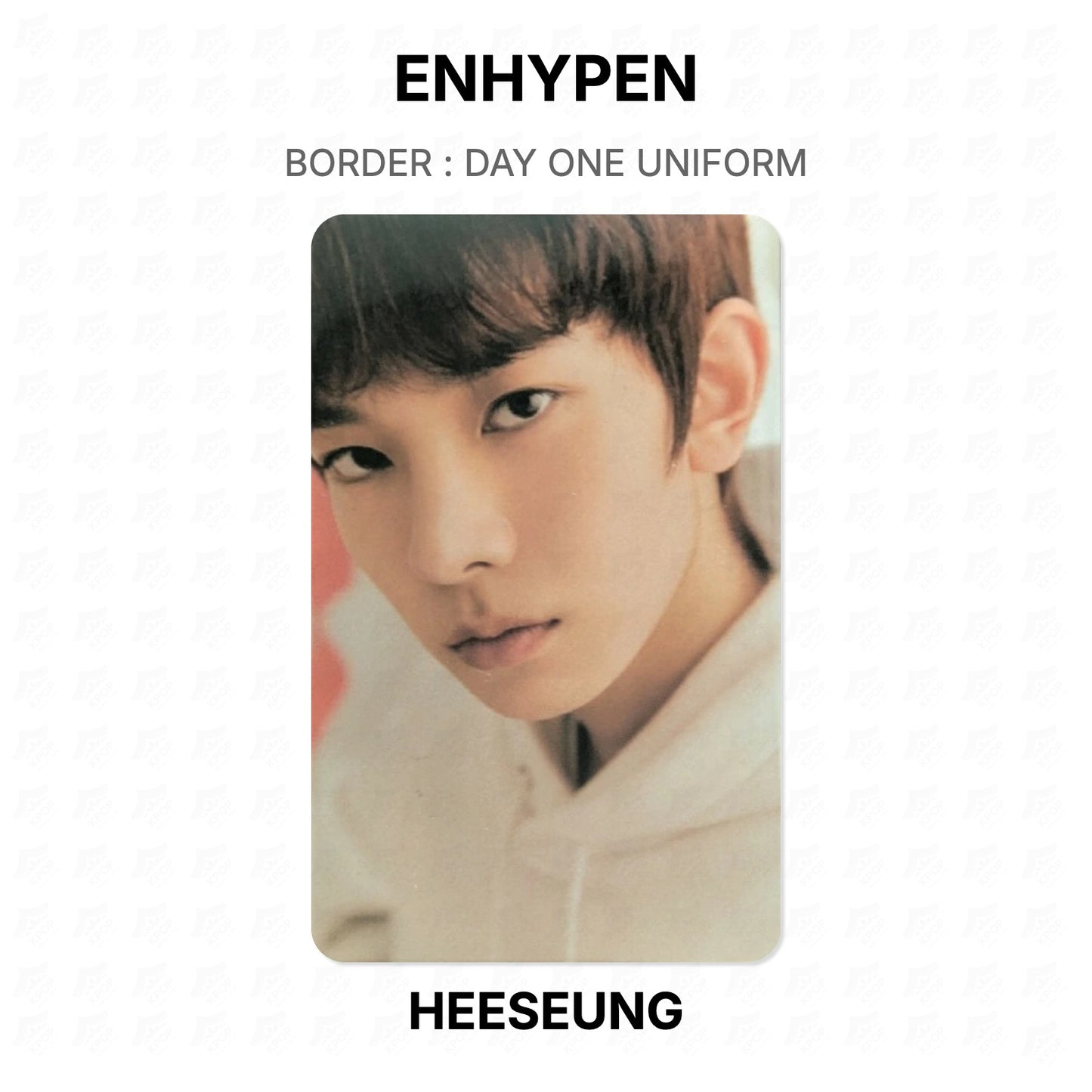 ENHYPEN BORDER : DAY ONE UNIFORM Official Photocard